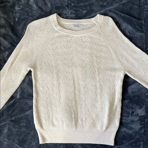 Reitmans Cream Cable Knit Sweater